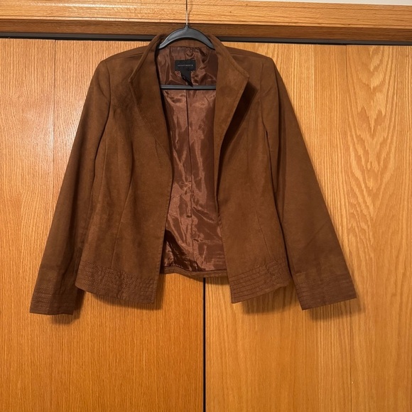 Investments Jackets & Blazers - Rust Brown Women's Jacket